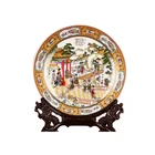 Antique Chinese High Quality Antique Hanging Plate Ceramic Charger Plates Wedding Decoration