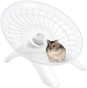 Hamster running wheel flying saucer silent exercise for dwarf hamster gerbils mice and other small pets