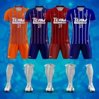 Soccer 2021 New Arrivals Custom Logo Men National Adult Club Breathable Sportwear Soccer Shirt Sets