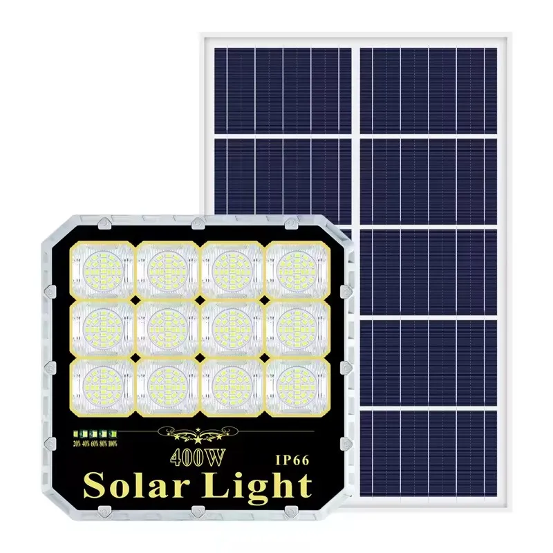 Outdoor solar Led floodlight and remote control 60w 100w 200w 300w 400w portable LED floodlight high brightness light source