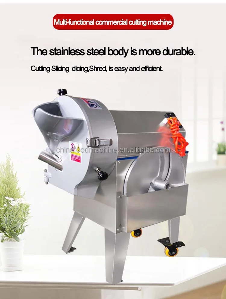 Vegetable Cutting Machine Multi Function Vegetable Cutting Machine Industrial Salad Master Vegetable Cutter Equipment manufacture