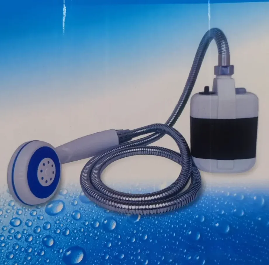 USB Rechargeable Outdoor Camping Shower Outdoor Rechargeable Electric Shower Pump for Camping Car Washing Gardening Pet Cleaning