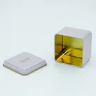 Gift Packaging Tin Wholesale Customizable Color Metal Square Candy Gift Box Packaging High Quality Tin Box