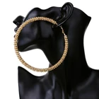 Earrings Large Earrings Hip-hop Hoop Earrings Geometric Large Round Earrings For Women Fashion Jewelry