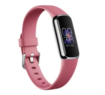 Tracker Bands For free shipping smart watch fitbit luxe fitness tracker, White, pink and black