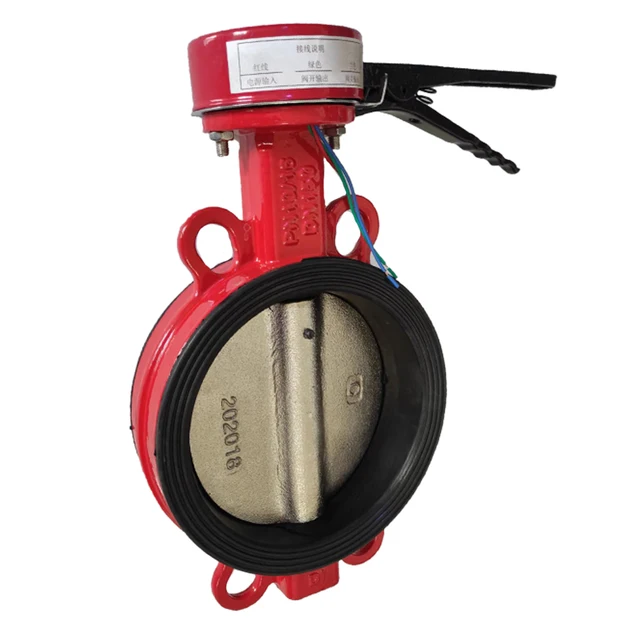 Wholesale Cheap Price Actuator Ductile Iron  Fire Fighting Manual Butterfly Valve