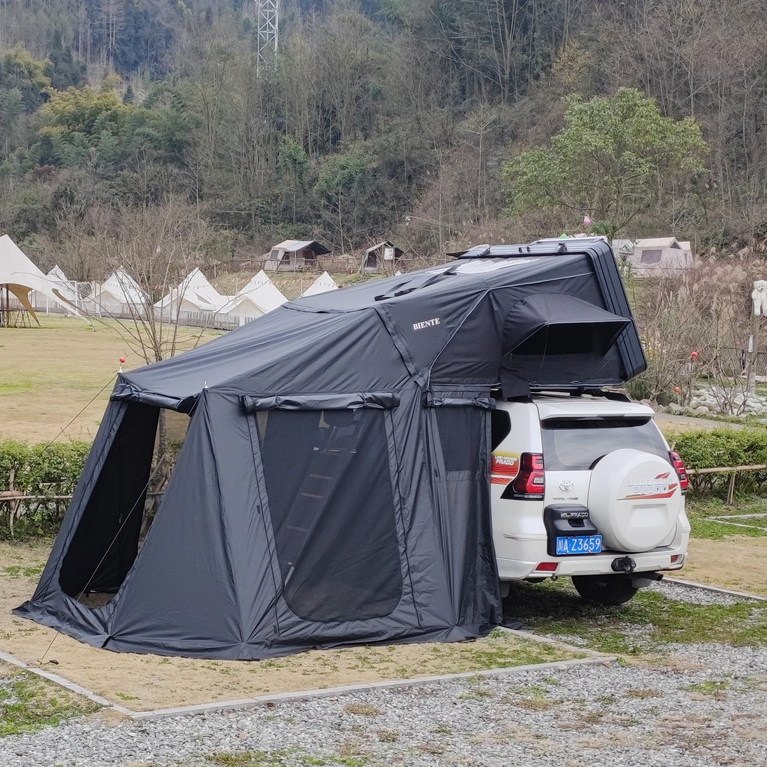 Quick Automatic Opening Four-season UV Protection Side Open Roof Tent Hardshell Car Rooftop Tent