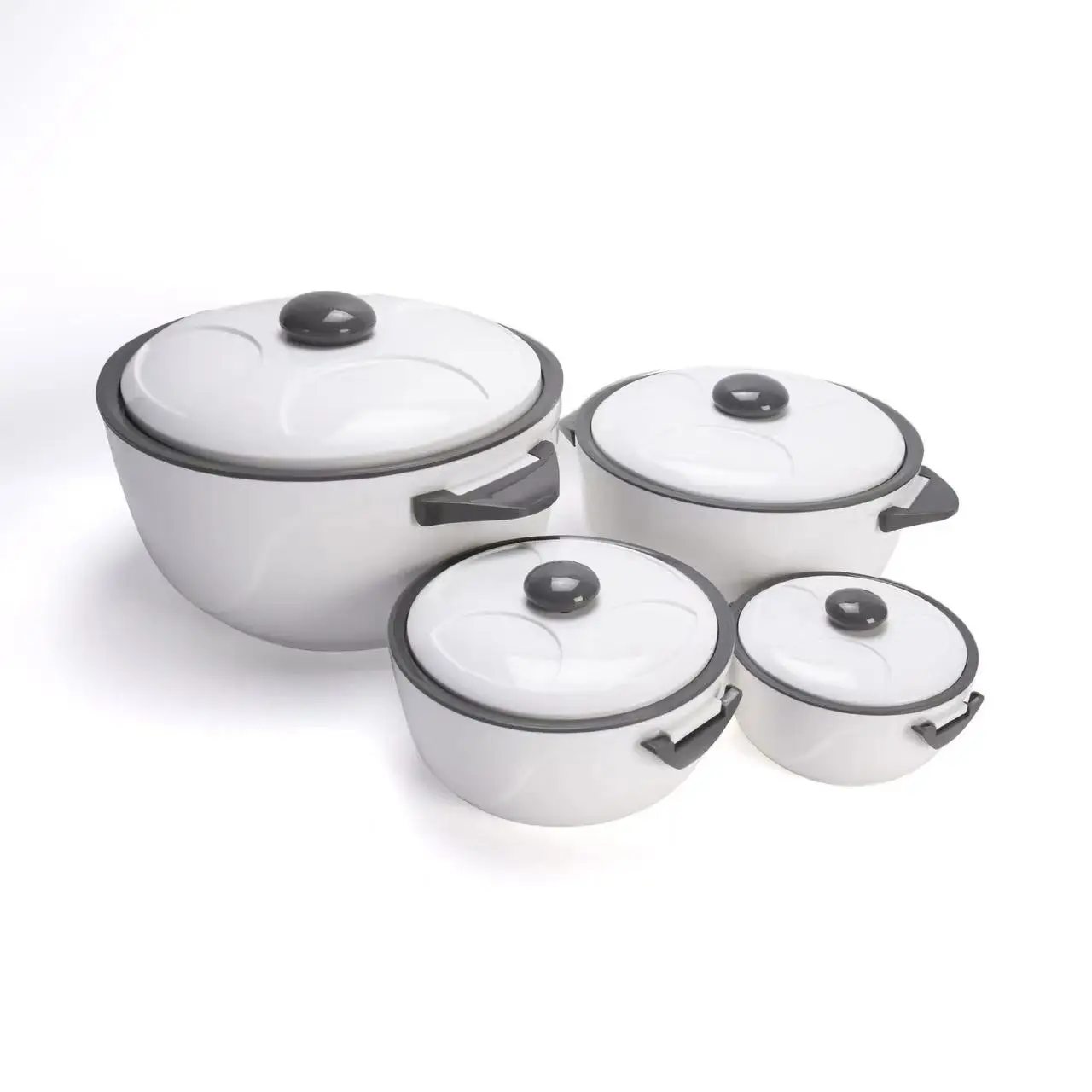 New Arrival Luxury Marble Printing Casseroles 0.8L+2L+4L+7L  Food Warmer Kitchen Food Storage Container