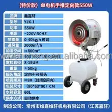 Electric Centrifugal Mist Fan, 20", Wall - detail 18