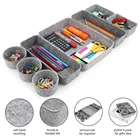 Dividers Bins Felt Desk Drawer Jewelry Partition Dividers Organizer Tray Storage Bins