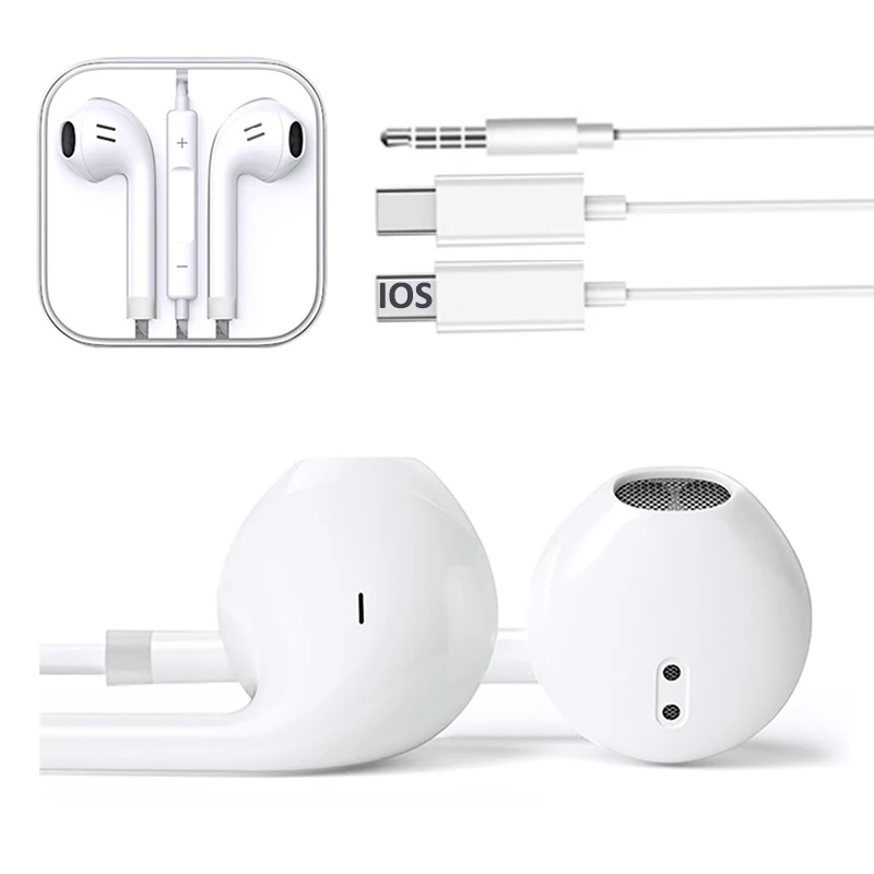 3.5mm Jack Wired Earbuds For Iphone 
