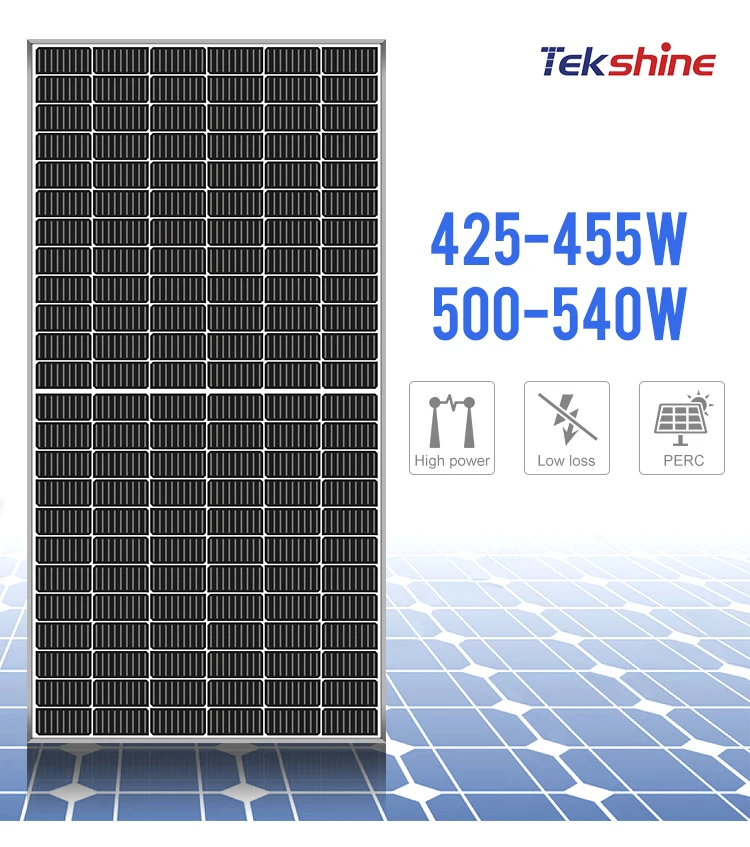 Stock high power efficiency 380watt 395watt mono cell solar panel
