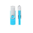 2 Drive Pen Drive Swivel 2 In 1 OTG USB Flash Drive 2.0 Pen Drive For Mobile Phone And PC