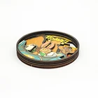 Gifts Genuine Authorization Of Artist Mea BesomTourist Agency Of Temperate Zone Deser Wooden Fridge Sticker Gifts For Kids