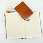 Books And Notepads Black Leather Note Book A5 A4 Graphing Grid Notebook Notepad With Paper Box
