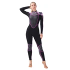 Suits Wetsuit Women Neoprene Full Scuba Diving Suits Thermal Swimsuit Long Sleeve Back Zip For Water Sports