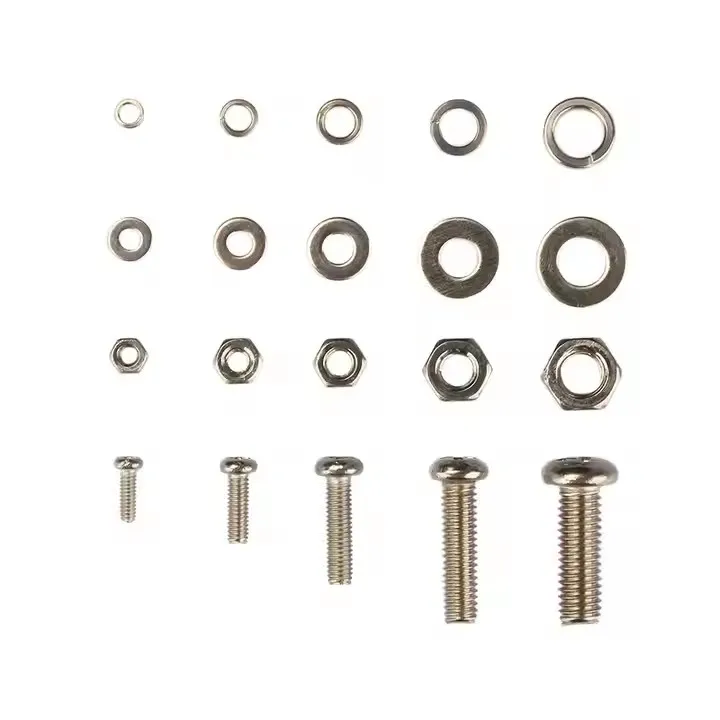 320Pcs Stainless Steel Screws and Bolts Assortment Kit M2 M2.5 M3 M4 M5 Metic Nut and Bolt Washers Assortment manufacture