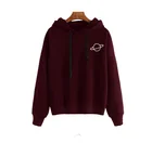 Hot Loose Plus Velvet Pullover With Hoodie Women's Top Hot Style Hooded Sweater