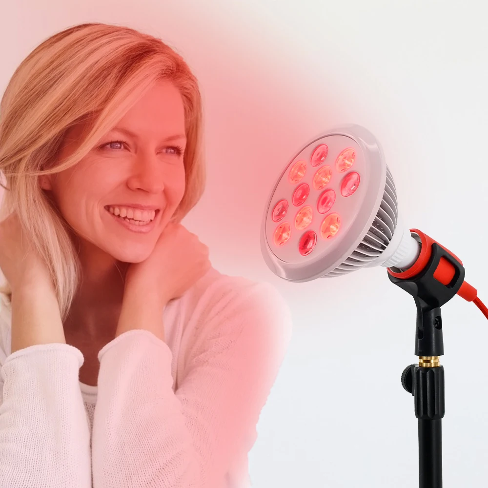 red light therapy lamp stand