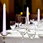 Candle LED Taper Timer Flameless Candle Light 7.9 Inches Tall Unscented Flickering Battery Operated Timer Candle