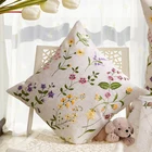 Design Covers Chair Floral Embroidery Design Throw Pillow Covers Decorative Sofa Various Chair Cushion Covers