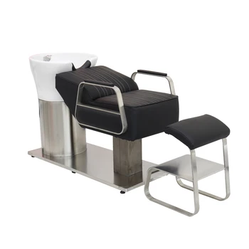 Best Sale New Design Adjustable Durable Half Lying Hair Washing Bed For Beauty Salon