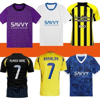 Wholesale new season 24 25 fans home and away Saudi Arabian teams league, kit, kids, teens