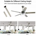 Fan Simple Design Save Energy Quiet Motor 42 Inch 52 Inch 48 Inch Iron Blade Ac Dc Fan Ceiling