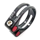 Bicycle Mountain Road Bike Seatpost Clamp 34.9mm Aluminum Alloy Mountain Bike Seatpost Clamp Bicycle Parts