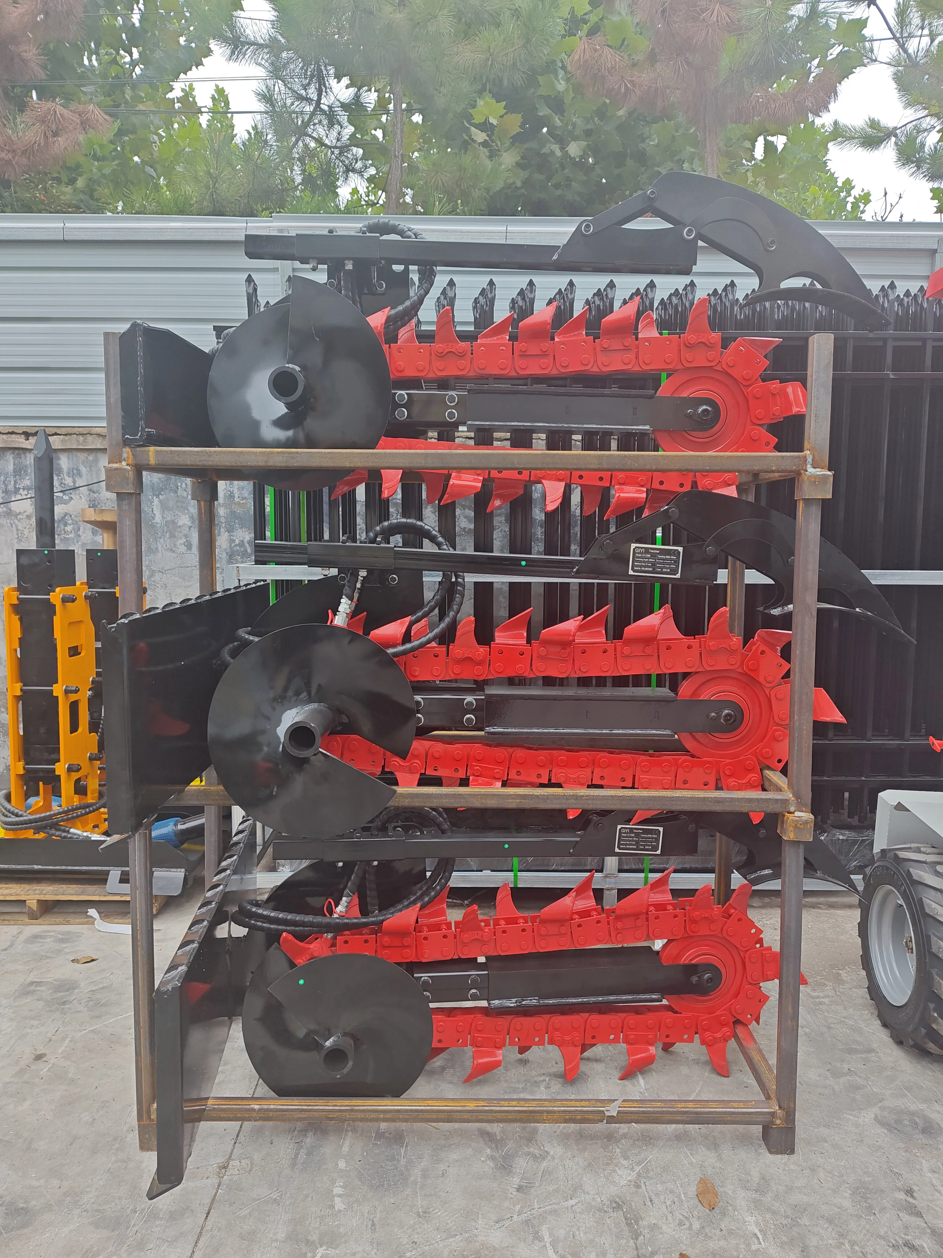 product 2025 new skid steer loader mowing machine forestry garden mulcher equipment high flow lawn mower-2