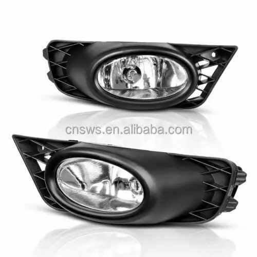 produit pare-chocs avant lampe inférieure halogène gauche droite feu antibrouillard ensemble de feux pour Honda Civic 2009 2010 2011-35