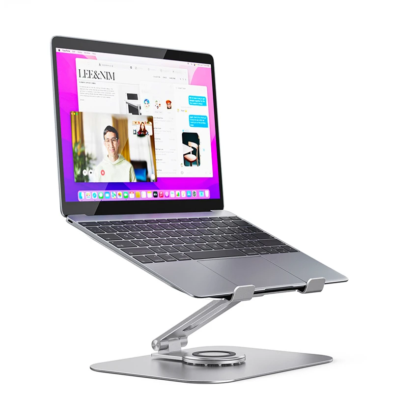 High Quality 360 Degrees Rotatable Ergonomic Laptop Stand Desktop Notebook Holder