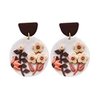 Earrings 2021 New Creative Flower Handmade Polymer Clay Earrings