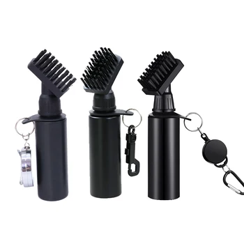 Easy Cleaning Golf Brush High Quality Retractable Nylon Brush Head And Squeeze Water Bottle Golf Clubs Cleaning Water Brush