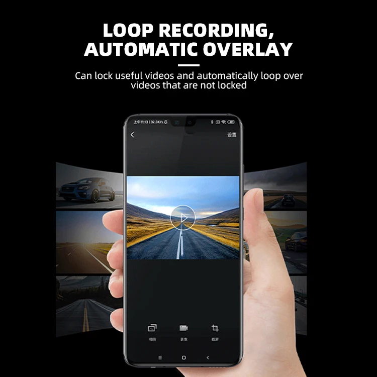 Car Recorder 2 Channel HD Camera WIFI Dual Lens Dash Cam 130° +110° Wide Angle Car Black Box for Southeast Asian Agency supplier