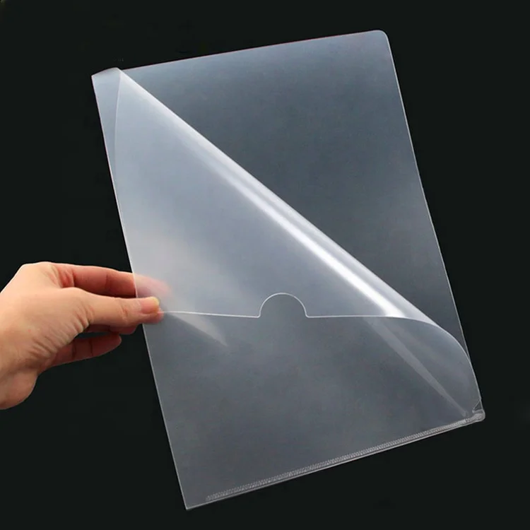 6 x A4 L-Shaped Heart Design/Oriental Design Folder Plastic Document File Wallet