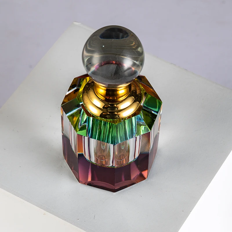product small bridge new product 3ml cheap customizable glass empty bottle fashionable appearance crystal perfume bottle-10