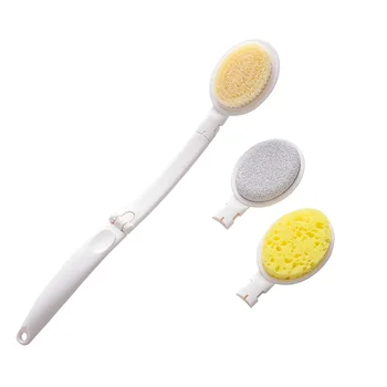 Personal Care Long Handle Rubbing Back Dry Exfoliating Cleaning Shower Body Bath Brushes Sponges