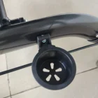 Aluminum Upright Walker Rollator Stand Up Forearm Rollator With A Shopping Bag For Elderly TRA02C