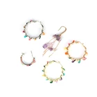 Hoop Earrings Spot Wholesale High Quality Custom Fashion Multicolor Summer Large Hoop Earrings Set Women 2021