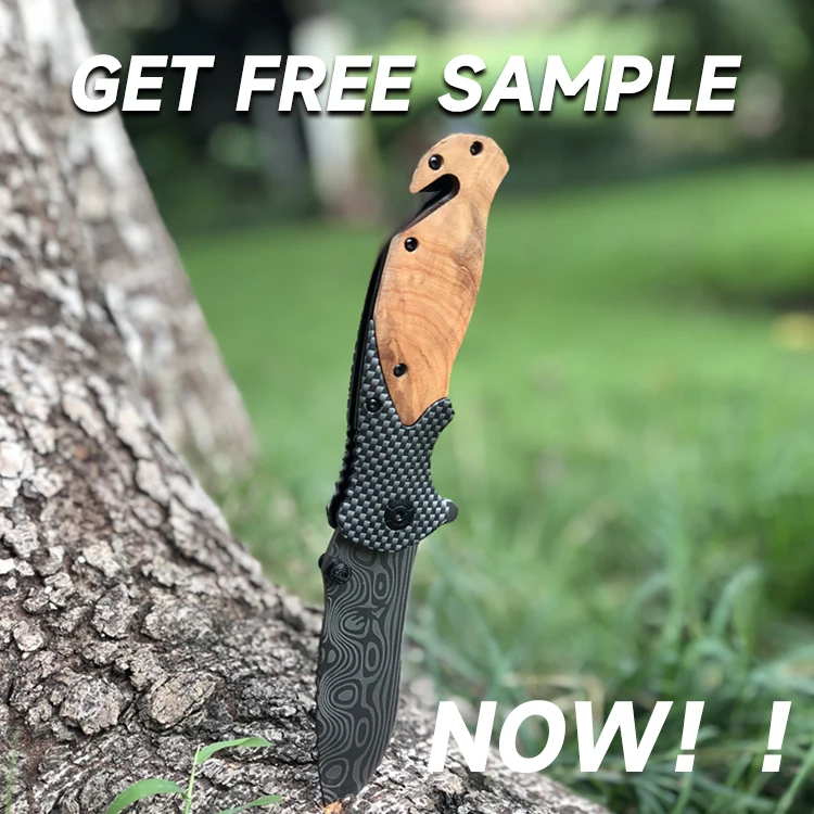 Wood Edc Blades Outdoor Camping Survival Tactical Utility Knife Hunting