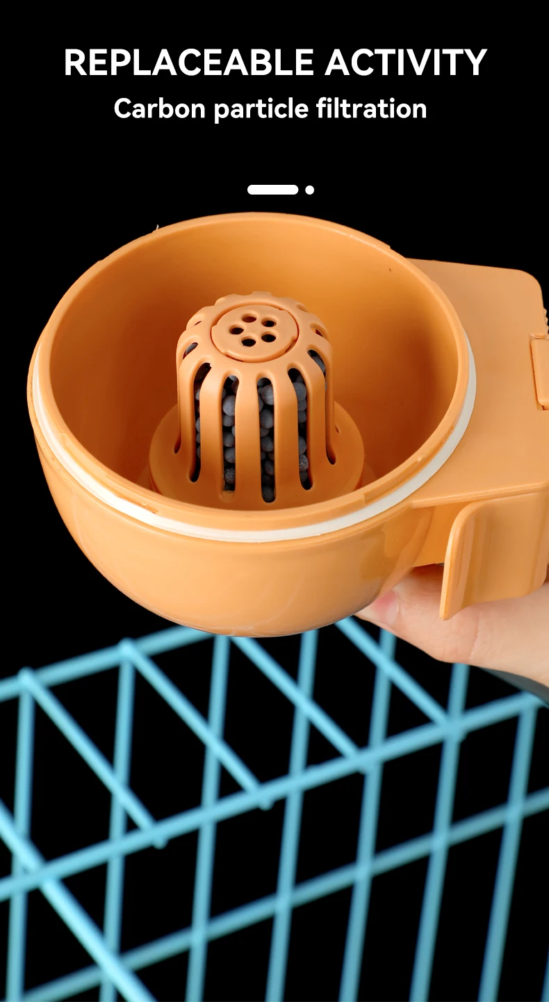 New Design Hot Products Dog Cage Hanging Drinking Fountain Pet Water Bottle factory
