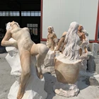 Marble Woman Statues New Hand Made Sexy Nude Woman Marble Statue
