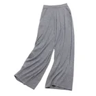 Dropshopping Women's Cashmere Pant Cashmere Sweater Manufacturing Custom Design Gray Stretch Waist Pants