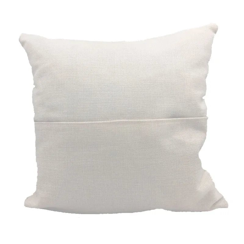 15.75"x15.75" Sublimation Blank Linen Pocket Pillow Case Cushion Cover 6pcs Details about   USA 