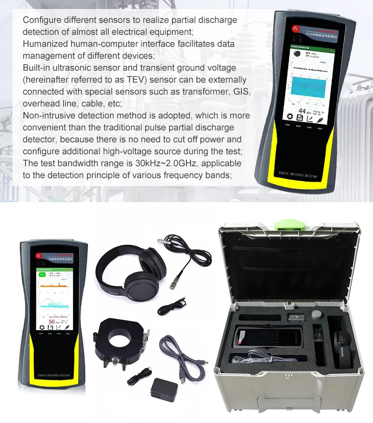 Portable Partia Ldischarge Measurement Ultrasonic Partial Discharge