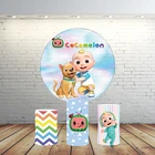 New Product Promotion Pop Up Round Backdrop Display Hang Banner Custom Wedding Party Wall Decoration
