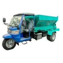 Promote the hot-selling five-wheeled manure spreader self-propelled manure spreader