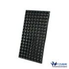 Seed Seedling Tray 128 Cells Flat Plastic Potting Seedling Tray Microgreen For Farm Seed Tray Black