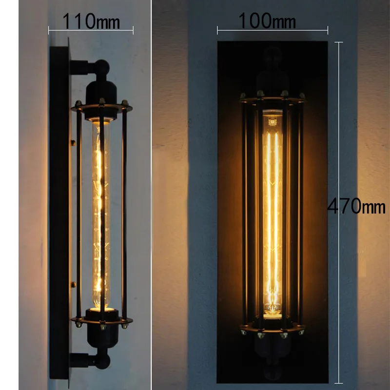 Loft Vintage Wall Lamps E27 Industrial Indoor Home Wall Light